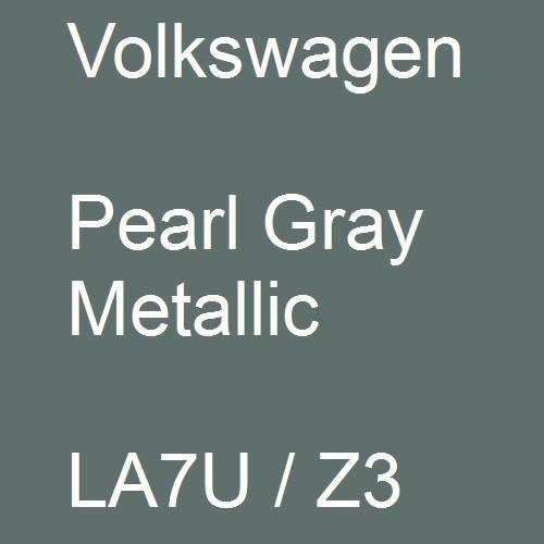 Volkswagen, Pearl Gray Metallic, LA7U / Z3.